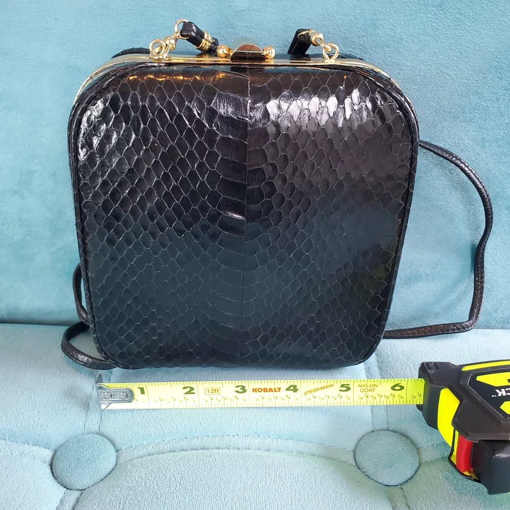 Rosato - Vintage - Genuine Snake Skin  - Shoulder Bag